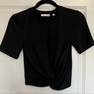 Black Wilfred free crop top